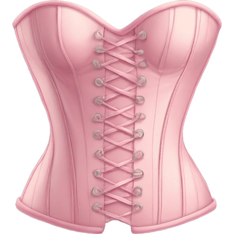 Pastel pink corset  emoji