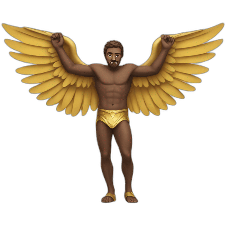 winged man emoji