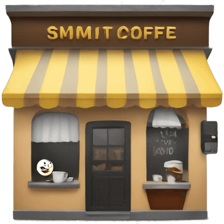 vinyl coffee shop  emoji