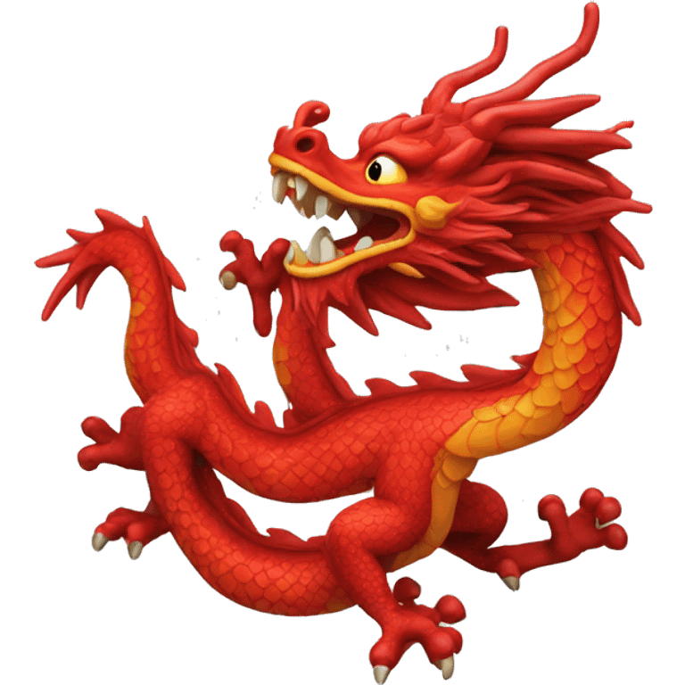 Red-Chinese-dragon emoji