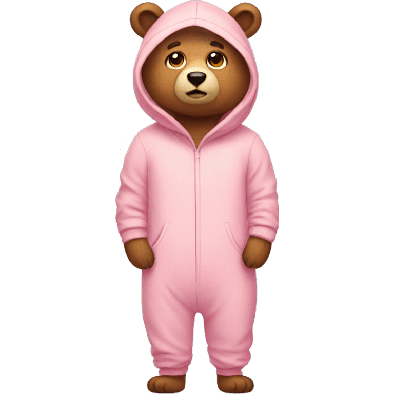 Bear in onesie  emoji