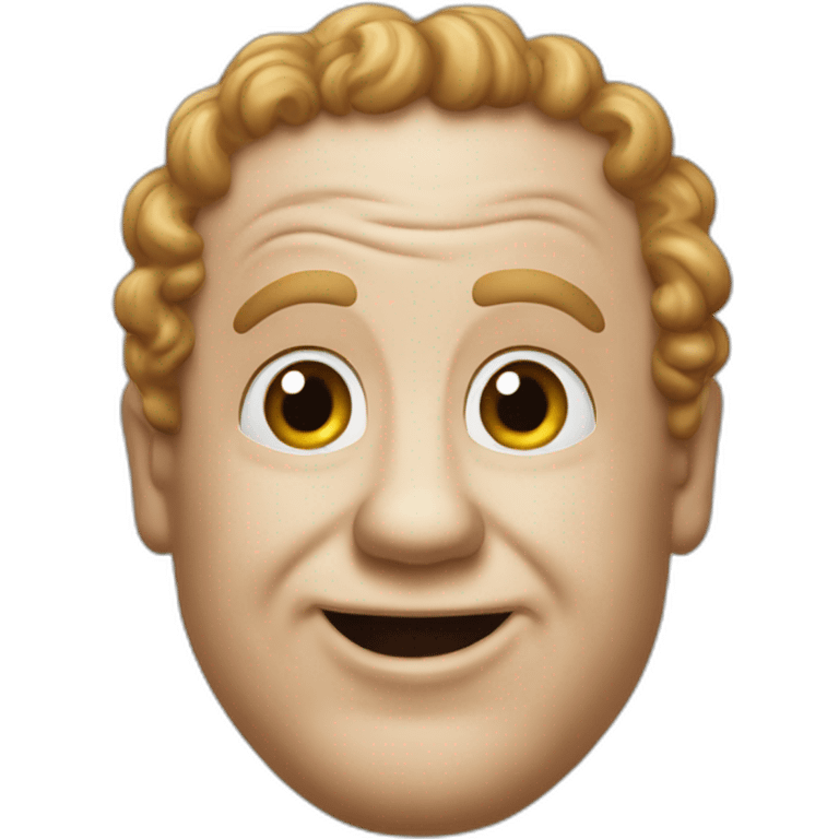 Curly joe of the three stooges emoji