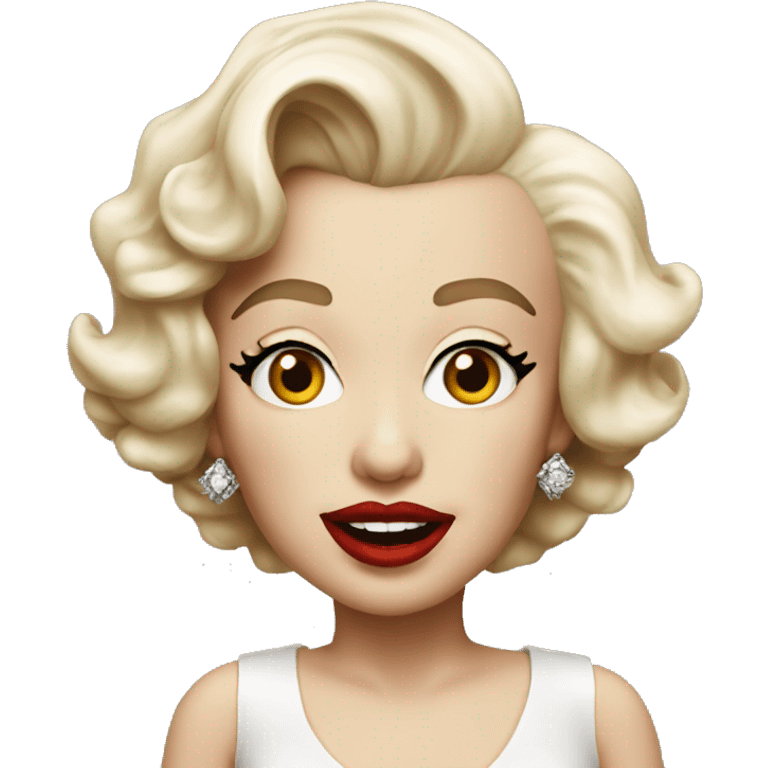 Marilyn Monroe realist emoji