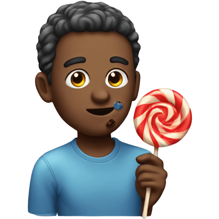 Dude sucking a lollipop  emoji