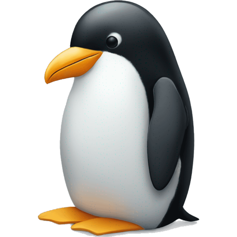 Penguin sad emoji