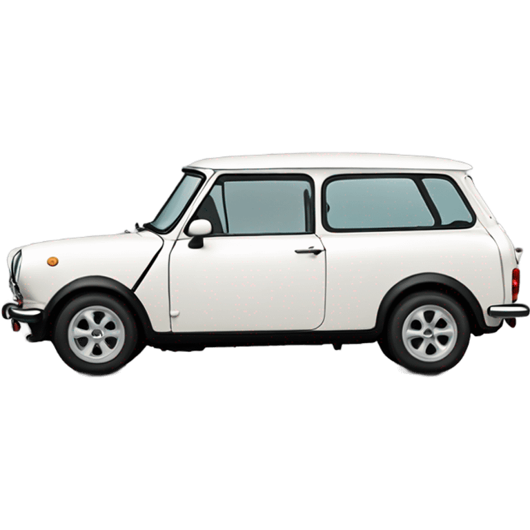 Classic mini clubman white emoji