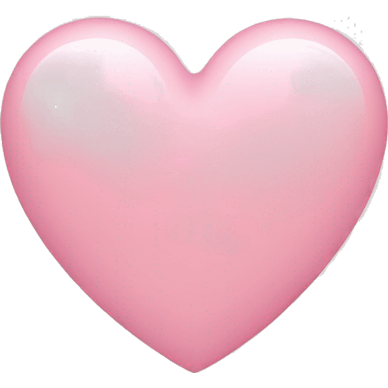 Light pink heart emoji