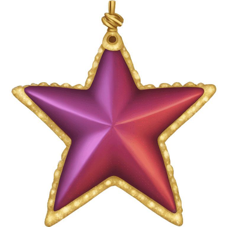 christmas decoration star emoji