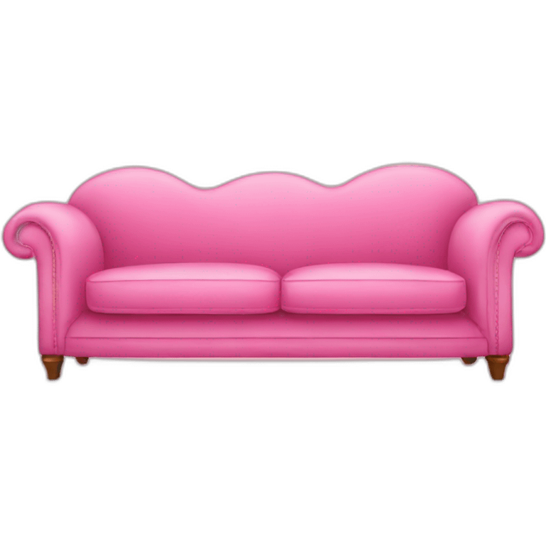 Pink sofa emoji