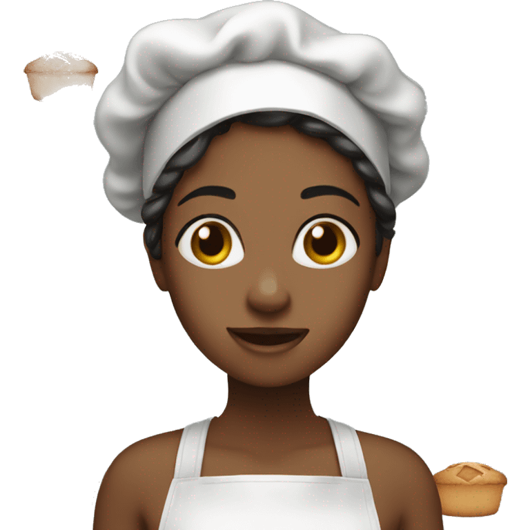 Baking girl emoji