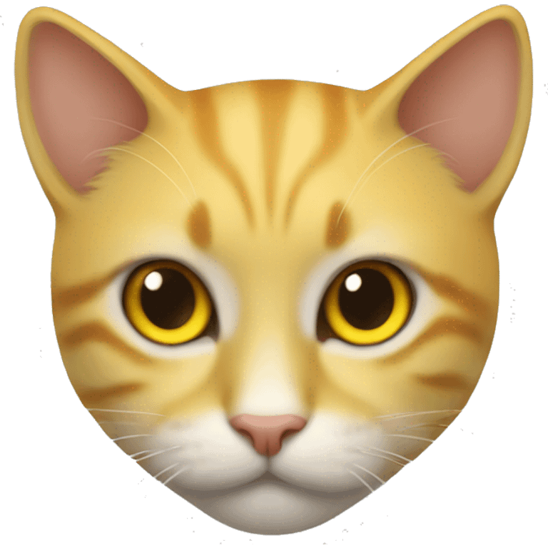 Gato amarillo  emoji