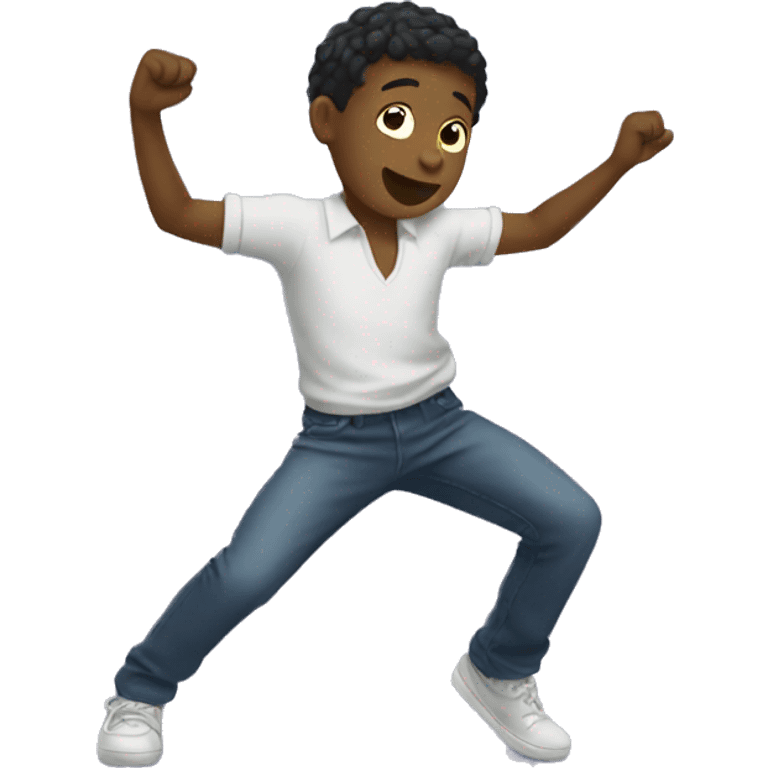 boy dancing break emoji