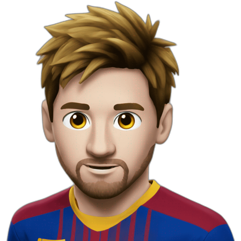 Messi feu emoji