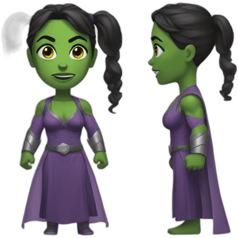 Woman Hulk emoji