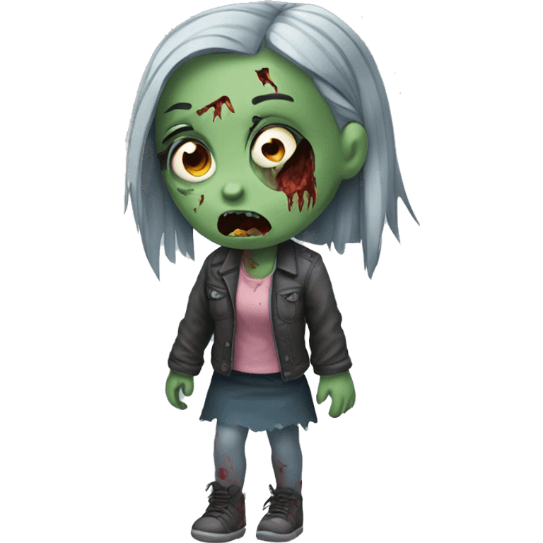 Zombie girl emoji