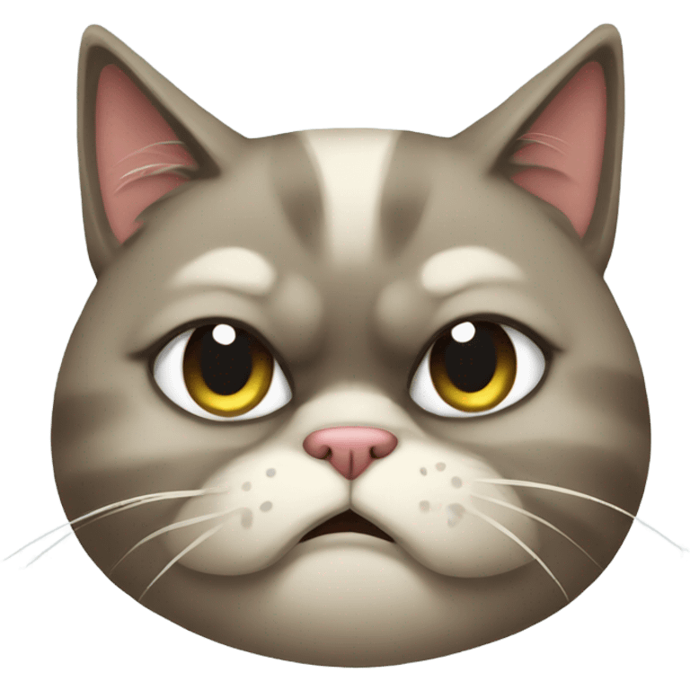 Grump old cat emoji