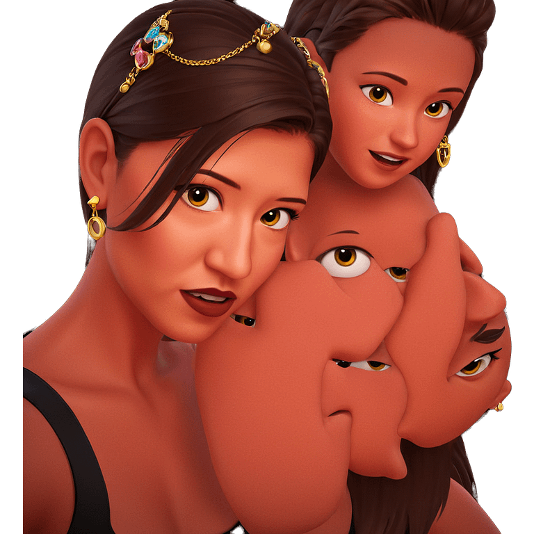 boy with girls and jewelry emoji