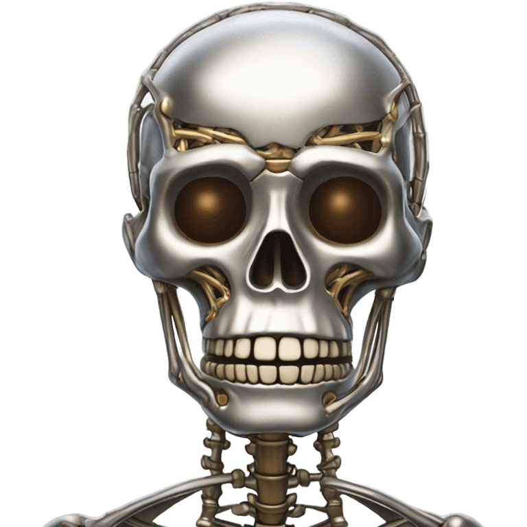 Metal skeleton emoji