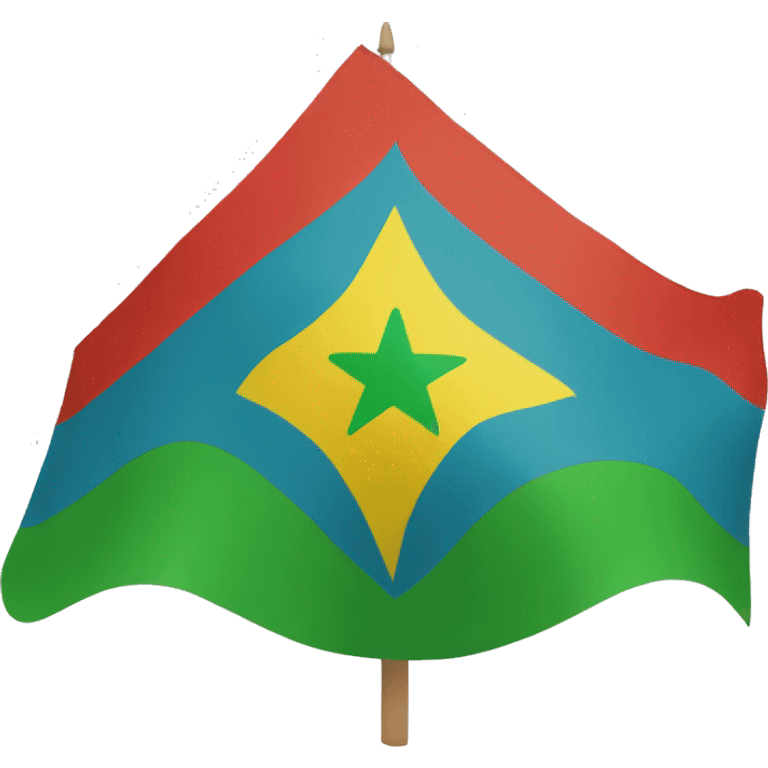 Le drapeau amazigh emoji