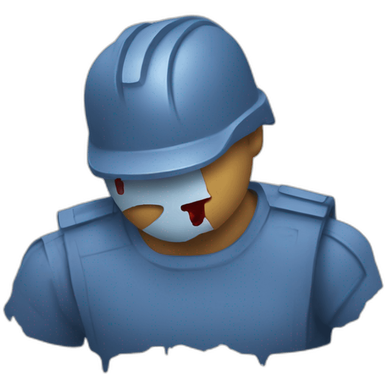 bloodied blueprint emoji