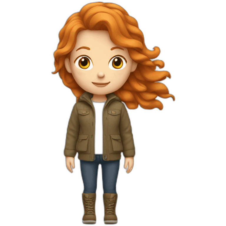 Canadian ginger girl  emoji