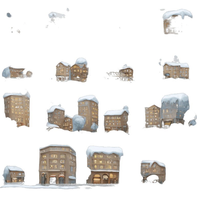 Winter city emoji