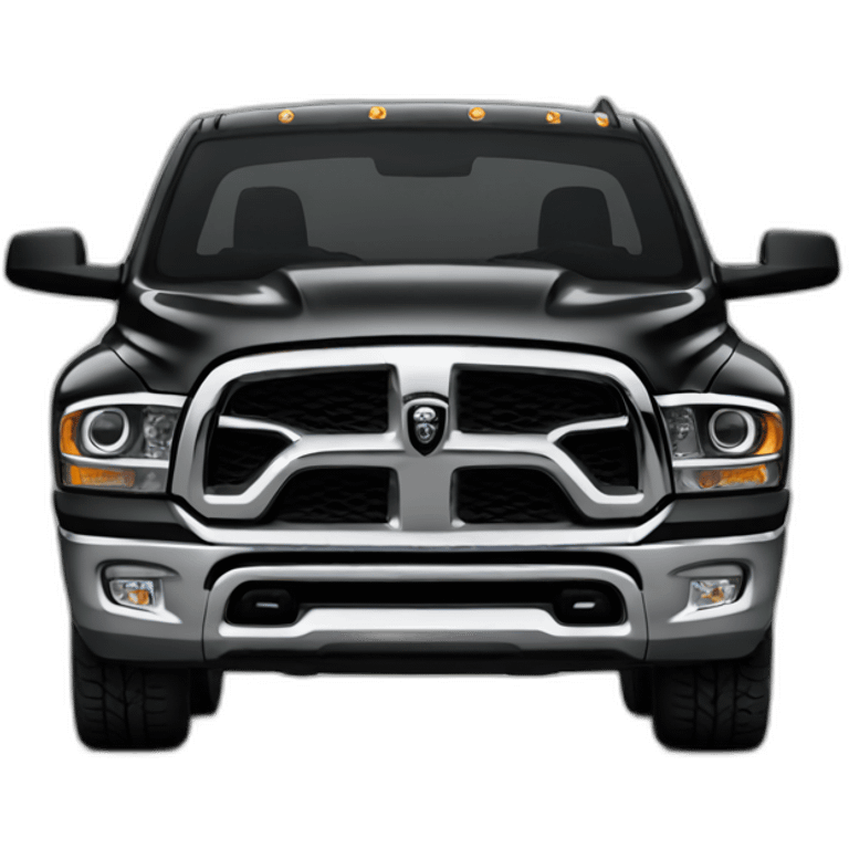 black Ram Truck emoji