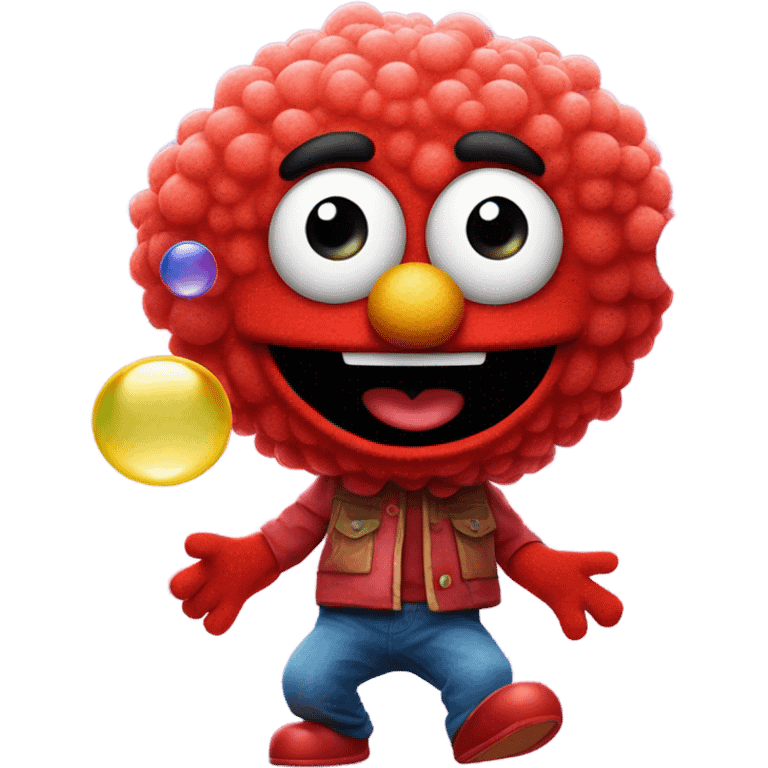 Bubble Elmo  emoji