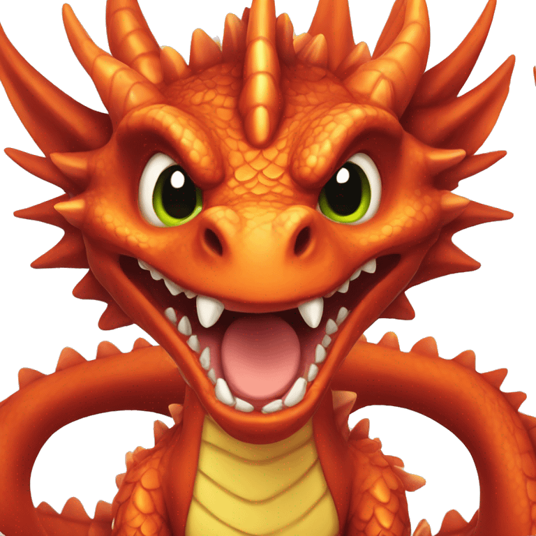 Fire dragon dracurus emoji