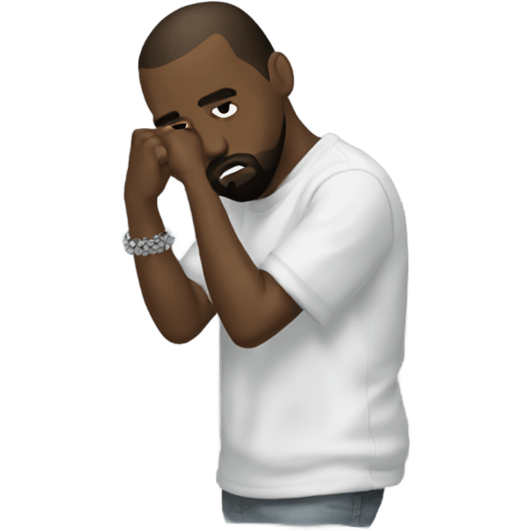 Kanye west dabbing emoji