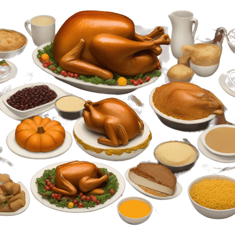 Thanksgiving food emoji