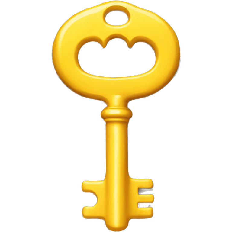 The key is yellow emoji