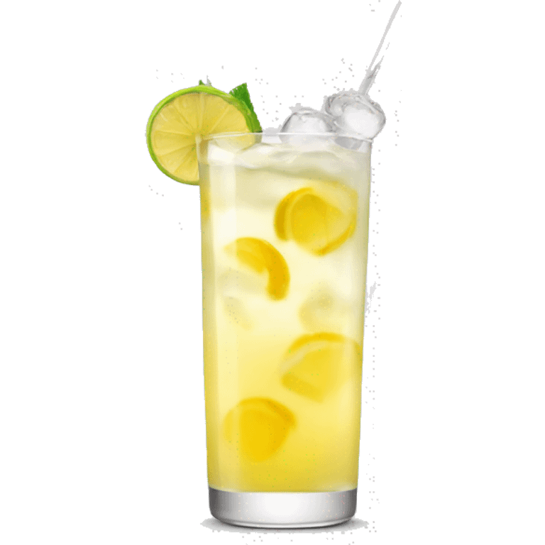 Gin Fizz cocktail emoji emoji