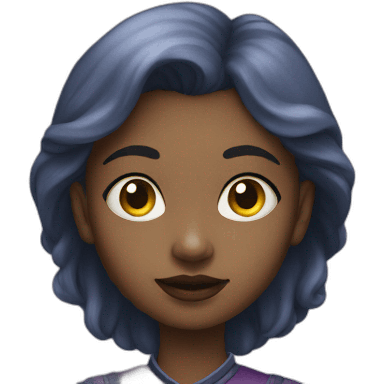 Moon girl emoji