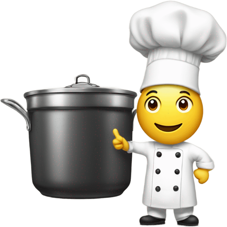 Emoji that is cooking in a pot emoji