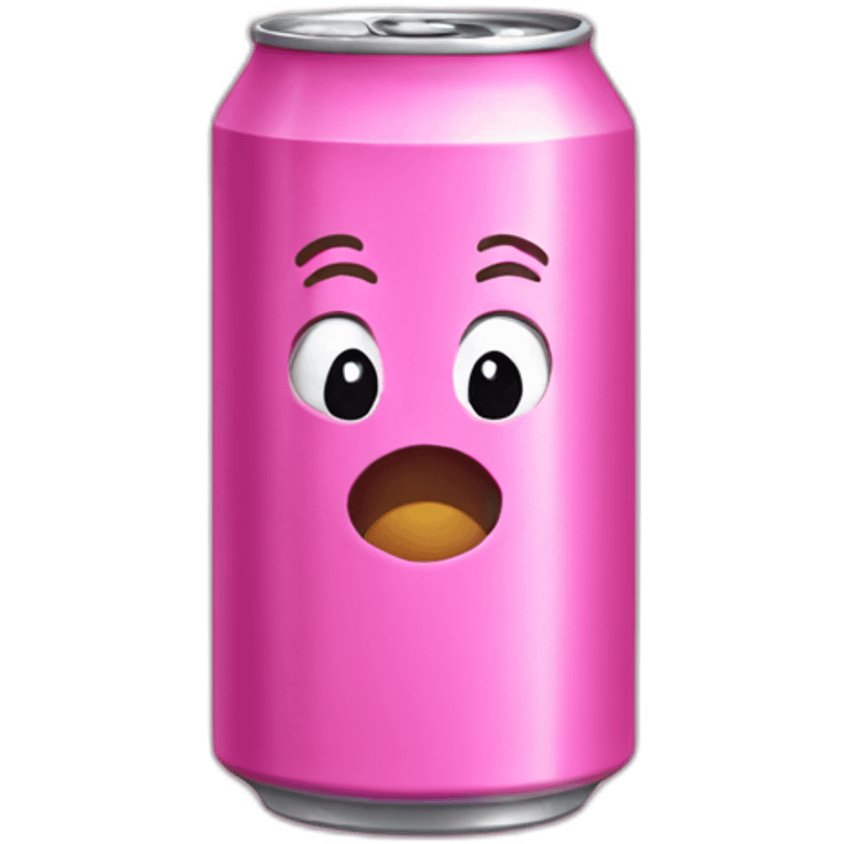 pink soda can emoji