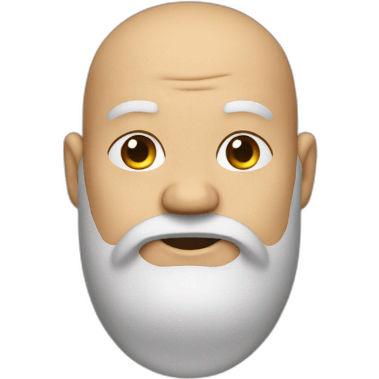 creates a fat, bald, bearded man emoji