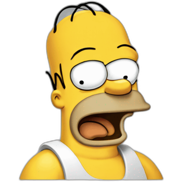 Homer simpson shocked emoji