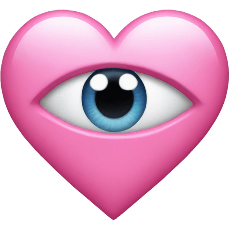 pink heart eye emoji emoji