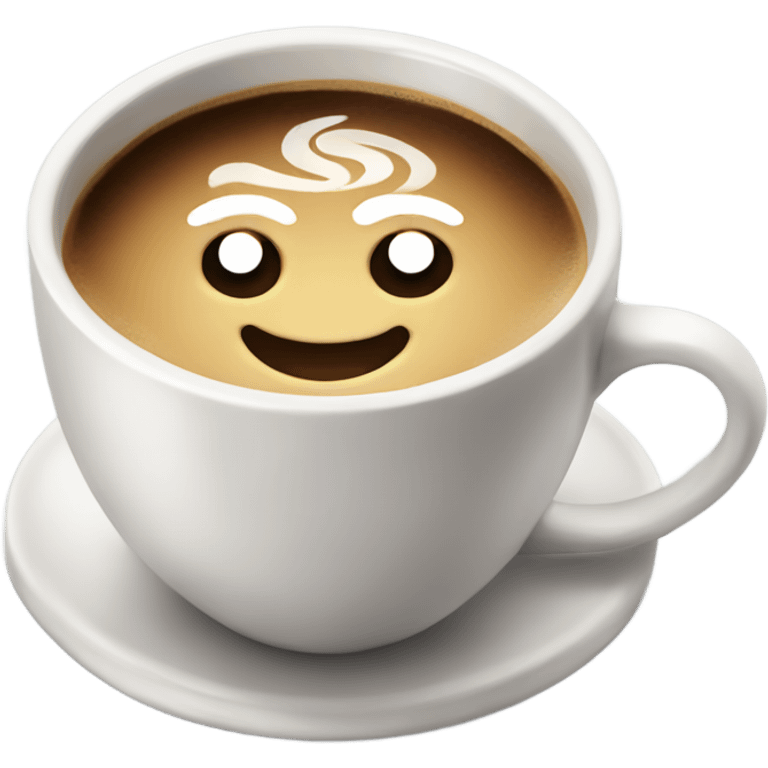 New Year’s coffee emoji