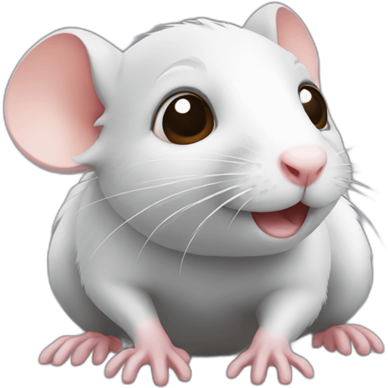 cute rat huge emoji