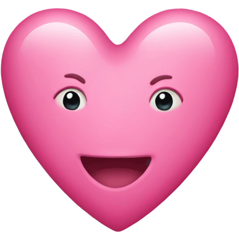 Pink heart  emoji