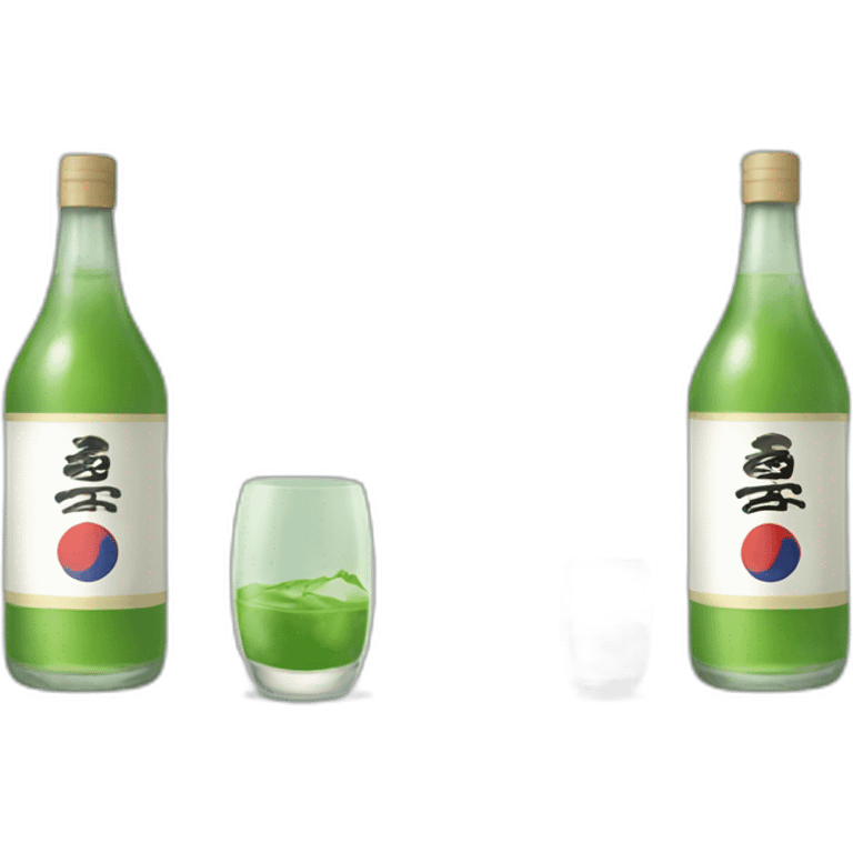 korean soju emoji