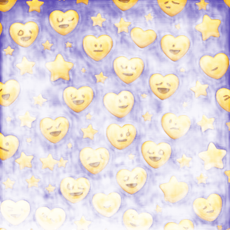 Heart emojis with stars emoji