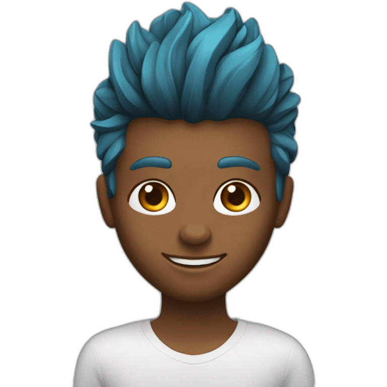 Tesoura de cabeleireiros e pincel de hair color emoji