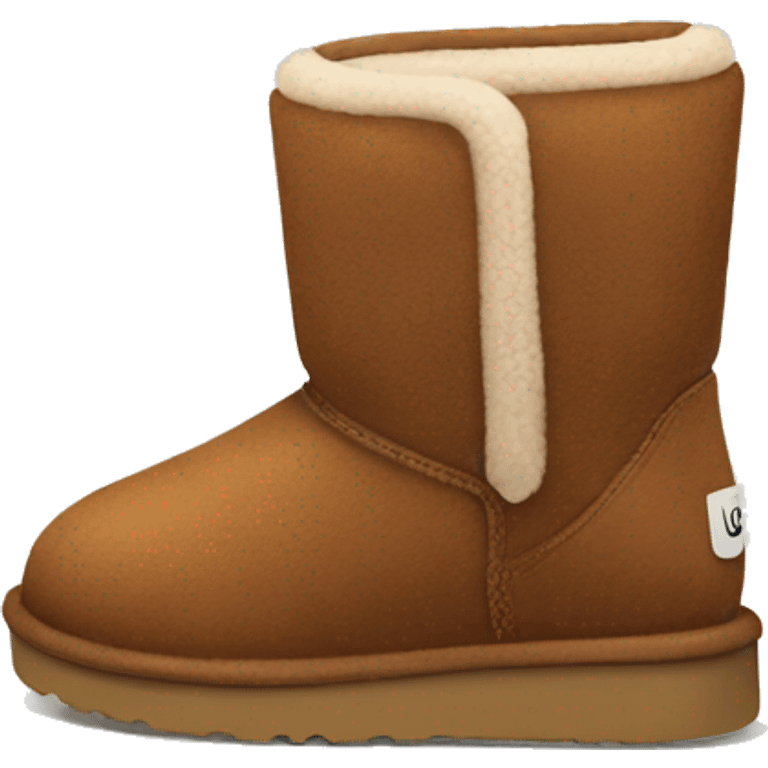 Ugg boots in brown emoji