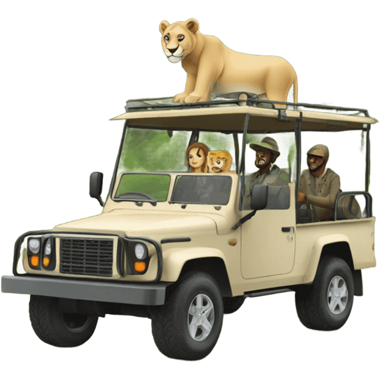 african safari vehicle emoji