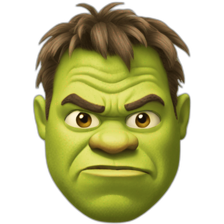 shrek disoriented emoji