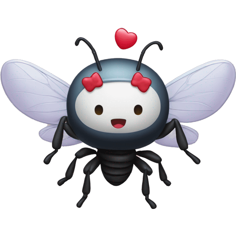 Fly x hello kitty emoji