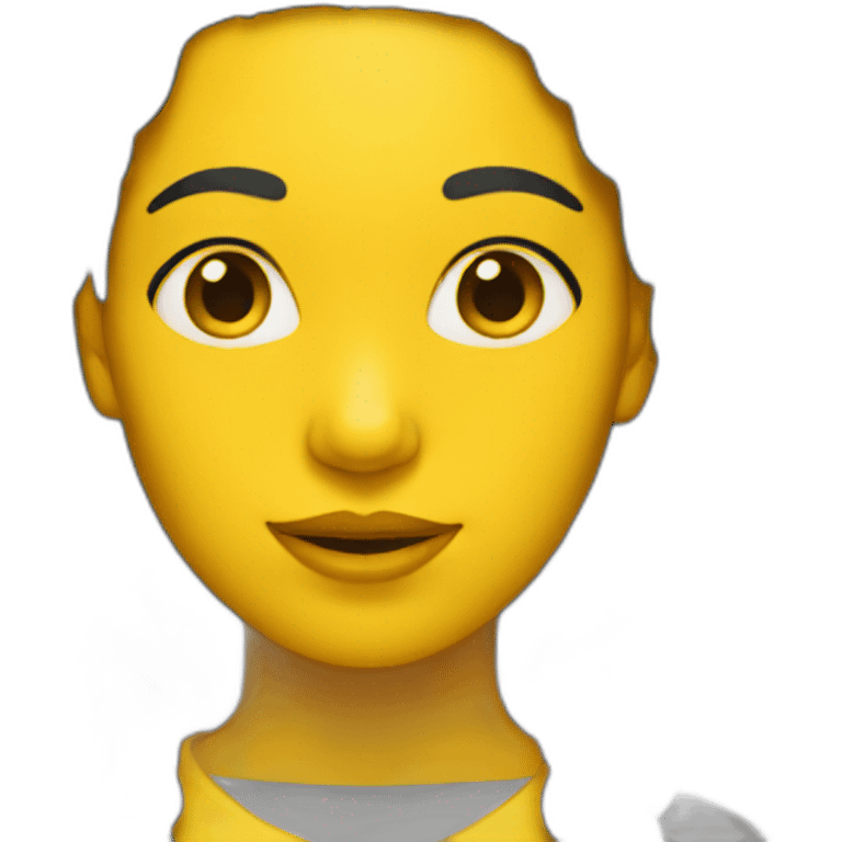 Yellow woman emoji